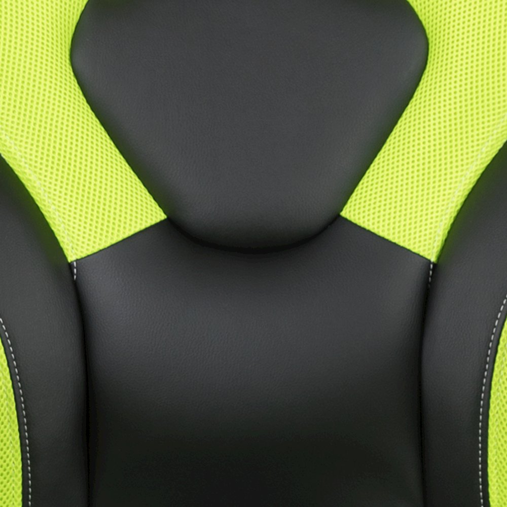 Gaming Desk and Green/Black Racing Chair Set. Picture 13