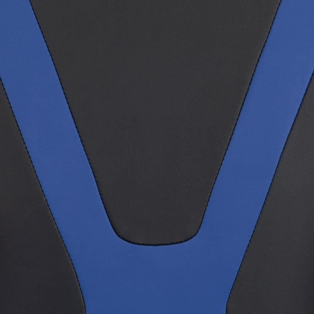 Black Gaming Desk and Blue/Black Reclining Gaming Chair Set. Picture 13