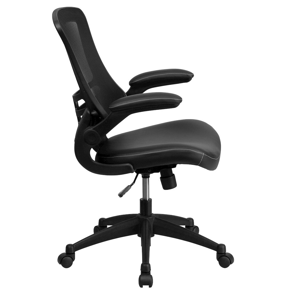 Desk Chair with Wheels | Swivel Chair with Mid-Back. Picture 17