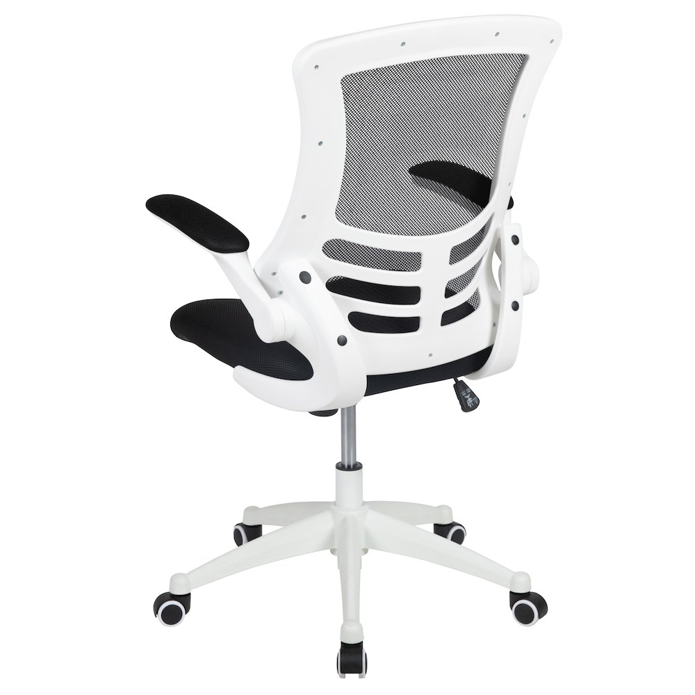 Mid-Back Black Mesh Swivel Ergonomic Task Office Chair. Picture 8