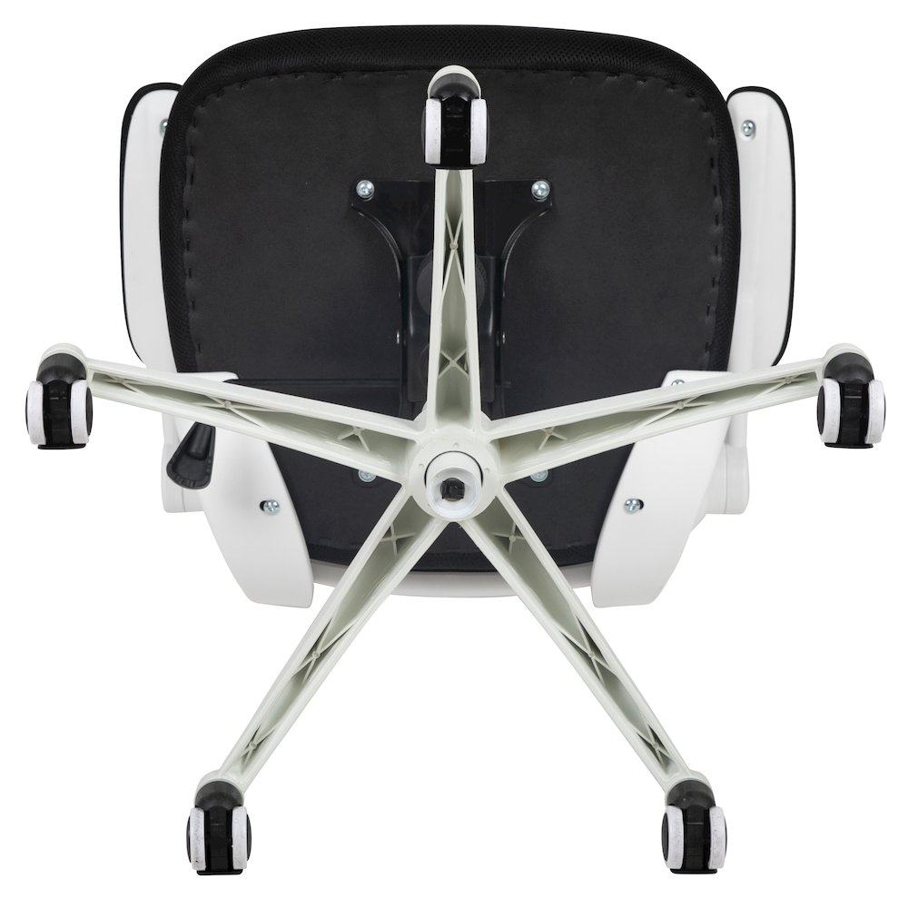 Mid-Back Black Mesh Swivel Ergonomic Task Office Chair. Picture 13