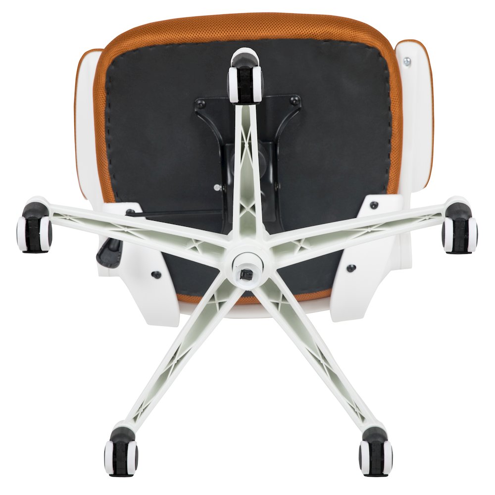 Mid-Back Tan Mesh Swivel Ergonomic Task Office Chair. Picture 13