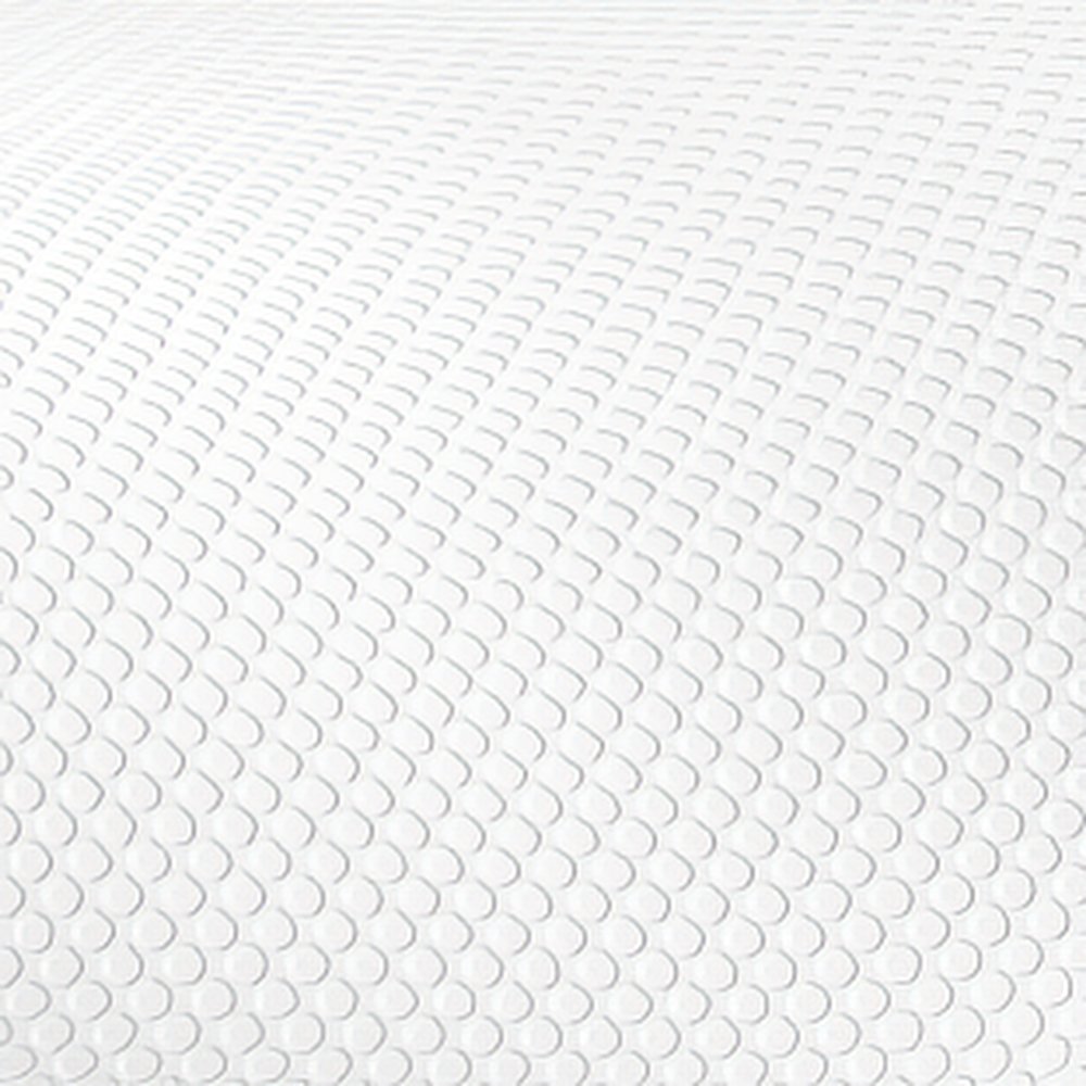 Mid-Back White Mesh Swivel Task Office Chair with White Frame. Picture 9