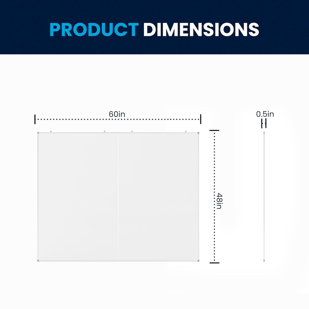 Commercial Grade Dry Erase Board, White. Picture 10