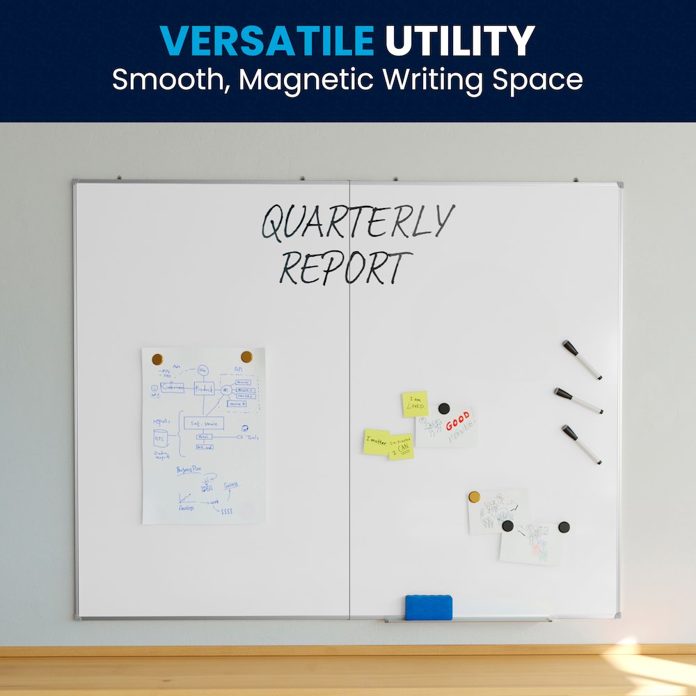 Commercial Grade Dry Erase Board, White. Picture 11
