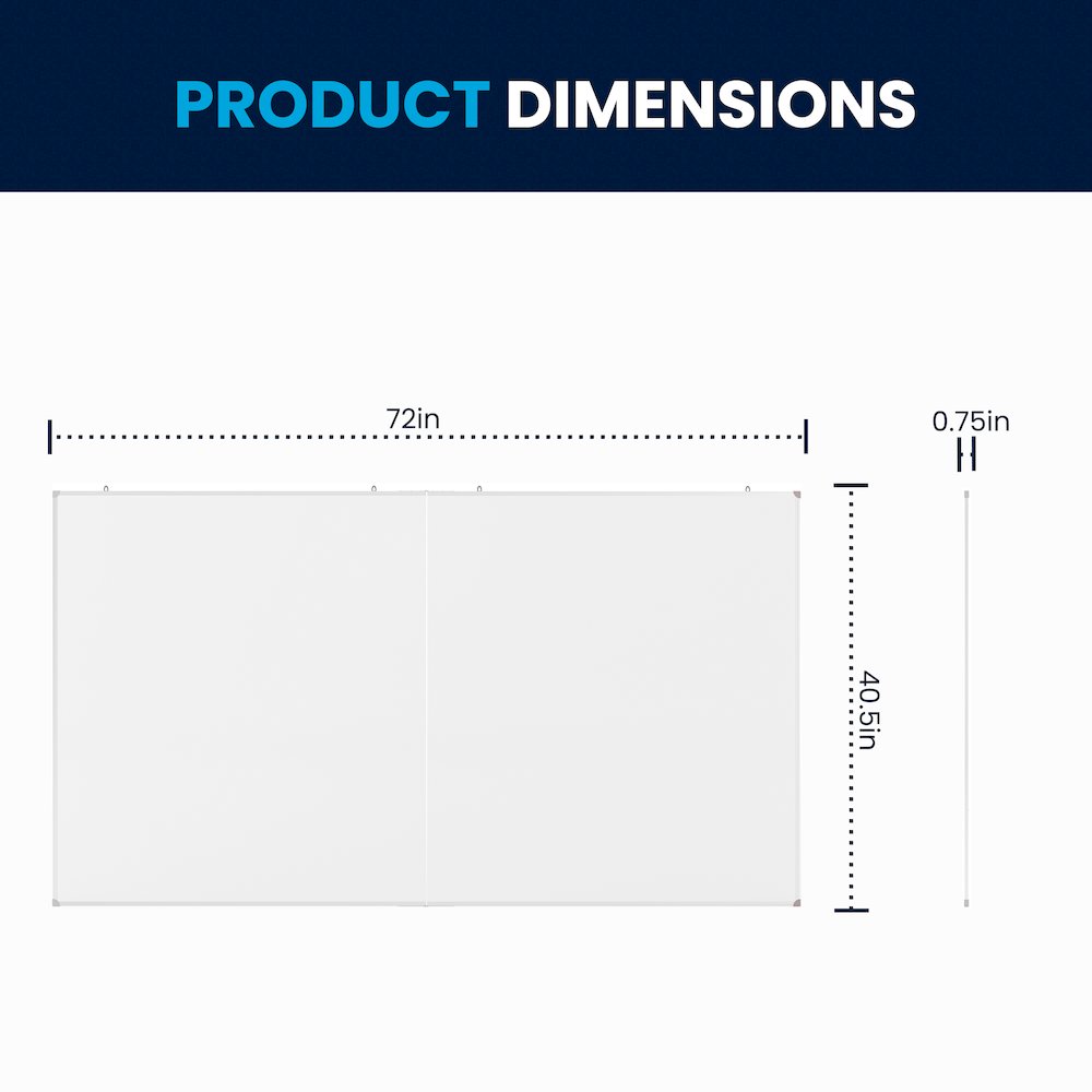 Commercial Grade Dry Erase Board, White. Picture 11