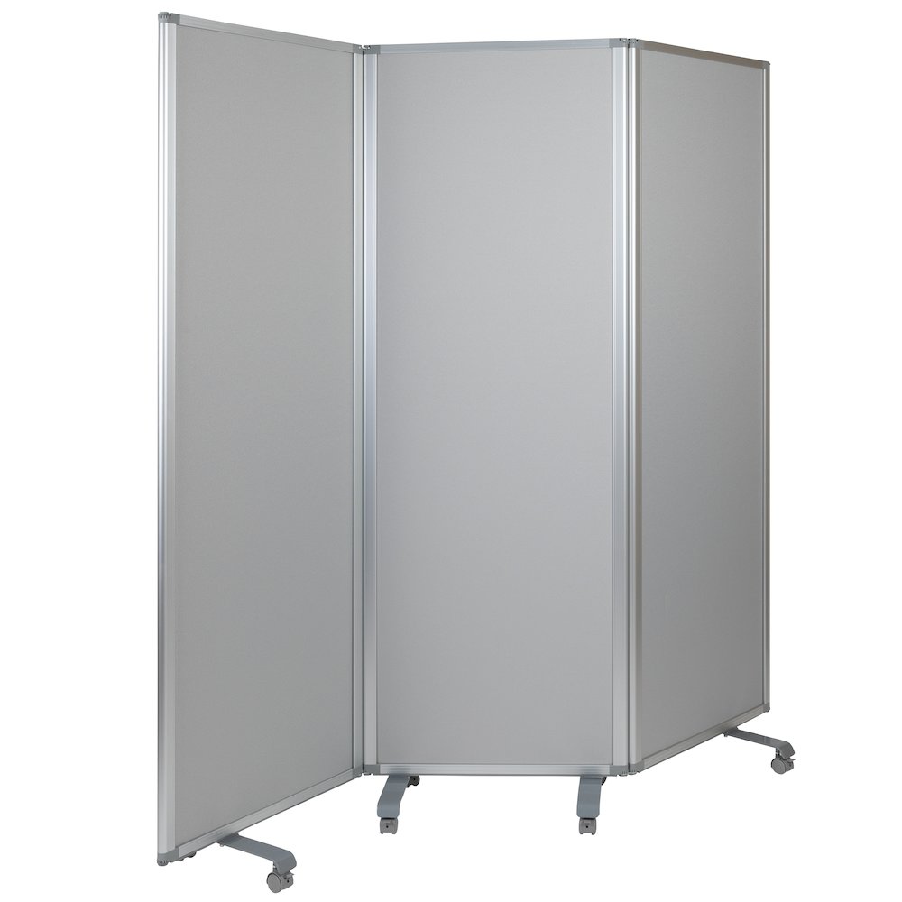Double Sided Mobile Magnetic Whiteboard, 72"H x 24"W. Picture 1