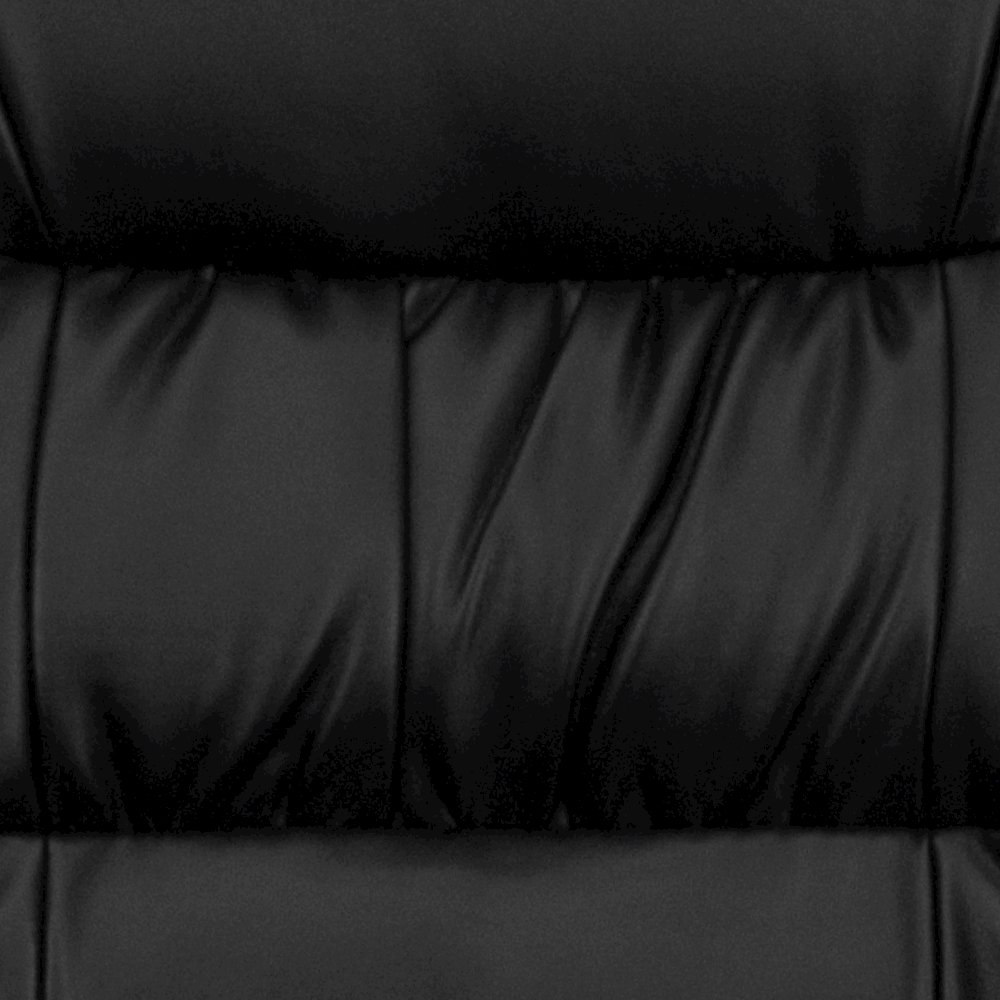 Black Executive Side Reception Chair with Titanium Gray Powder Coated Frame. Picture 12