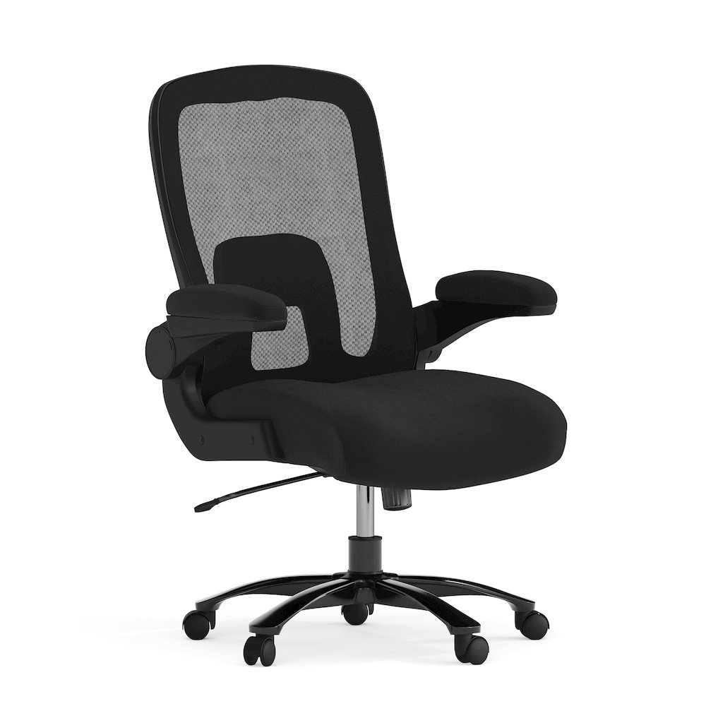 Office Chair| Black Mesh Executive Swivel Office Chair. Picture 1