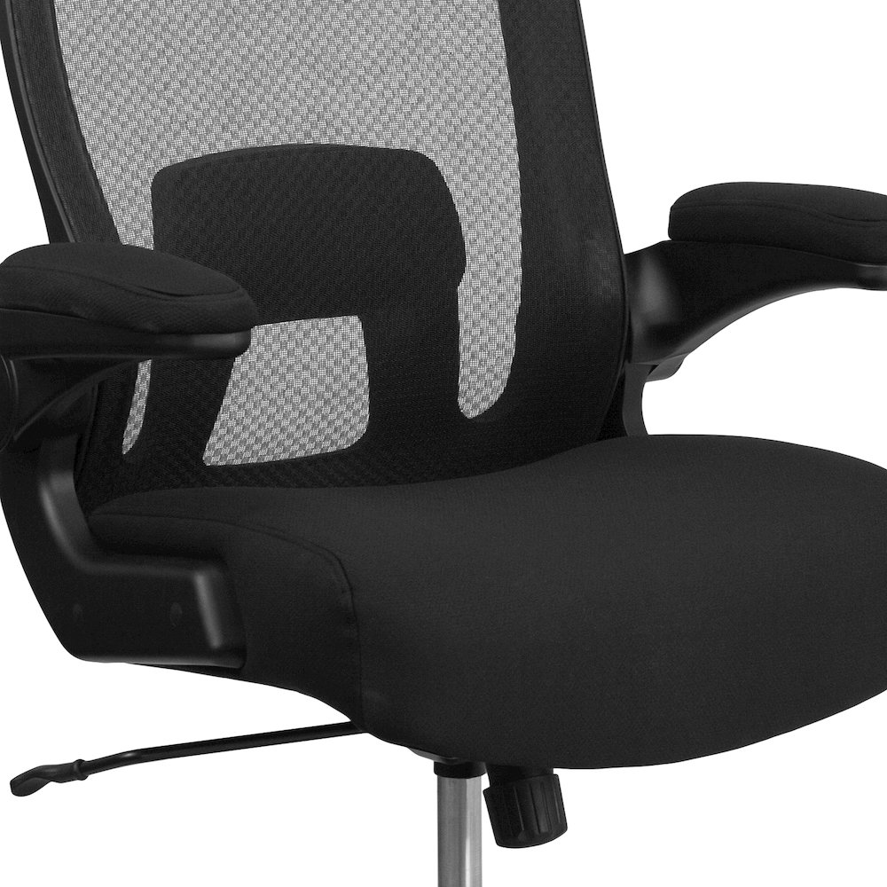 Office Chair| Black Mesh Executive Swivel Office Chair. Picture 17