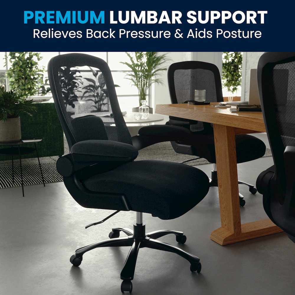 Office Chair| Black Mesh Executive Swivel Office Chair. Picture 15