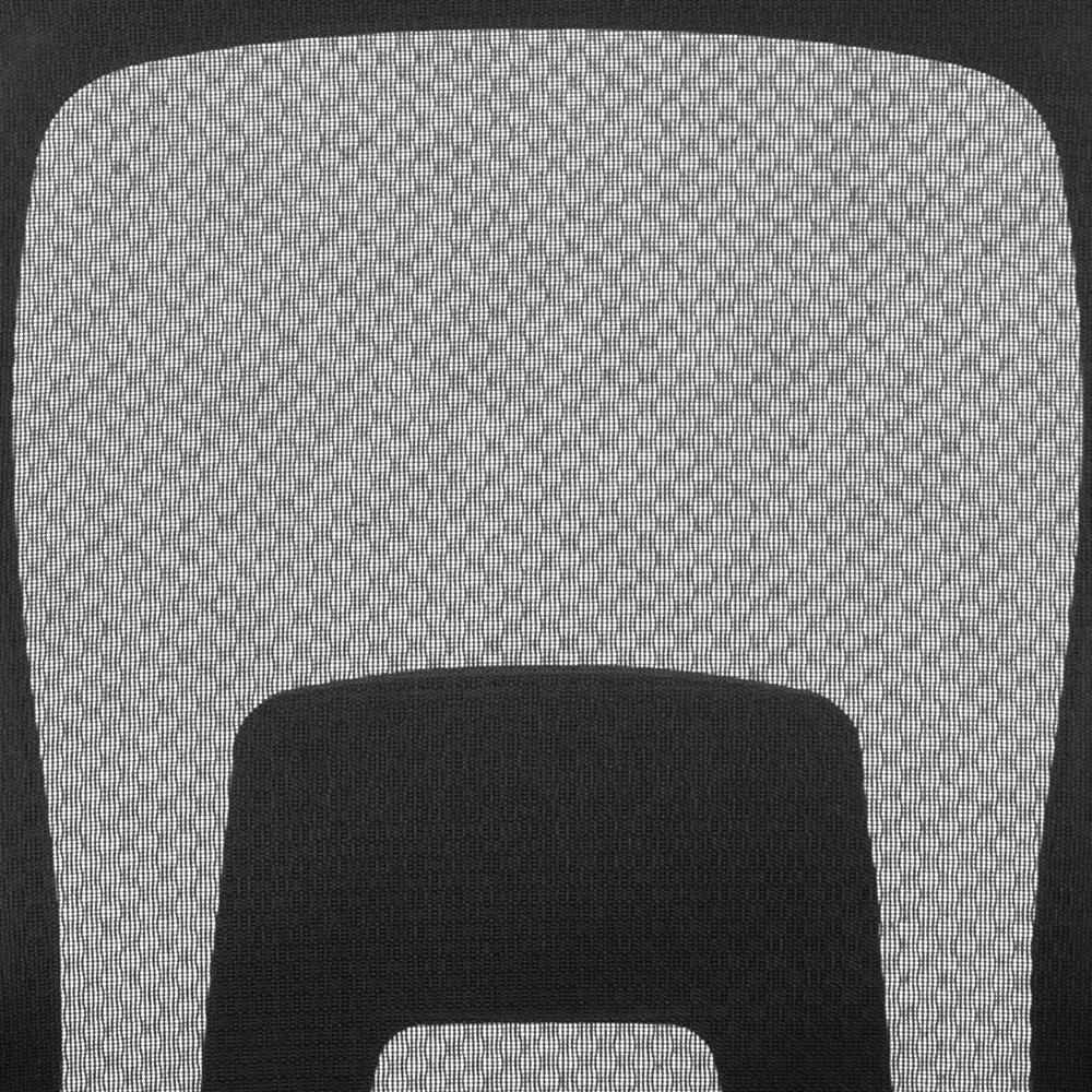 Big & Tall 500 lb. Rated Black Mesh/Fabric Executive Ergonomic Office Chair with Adjustable Lumbar. Picture 11