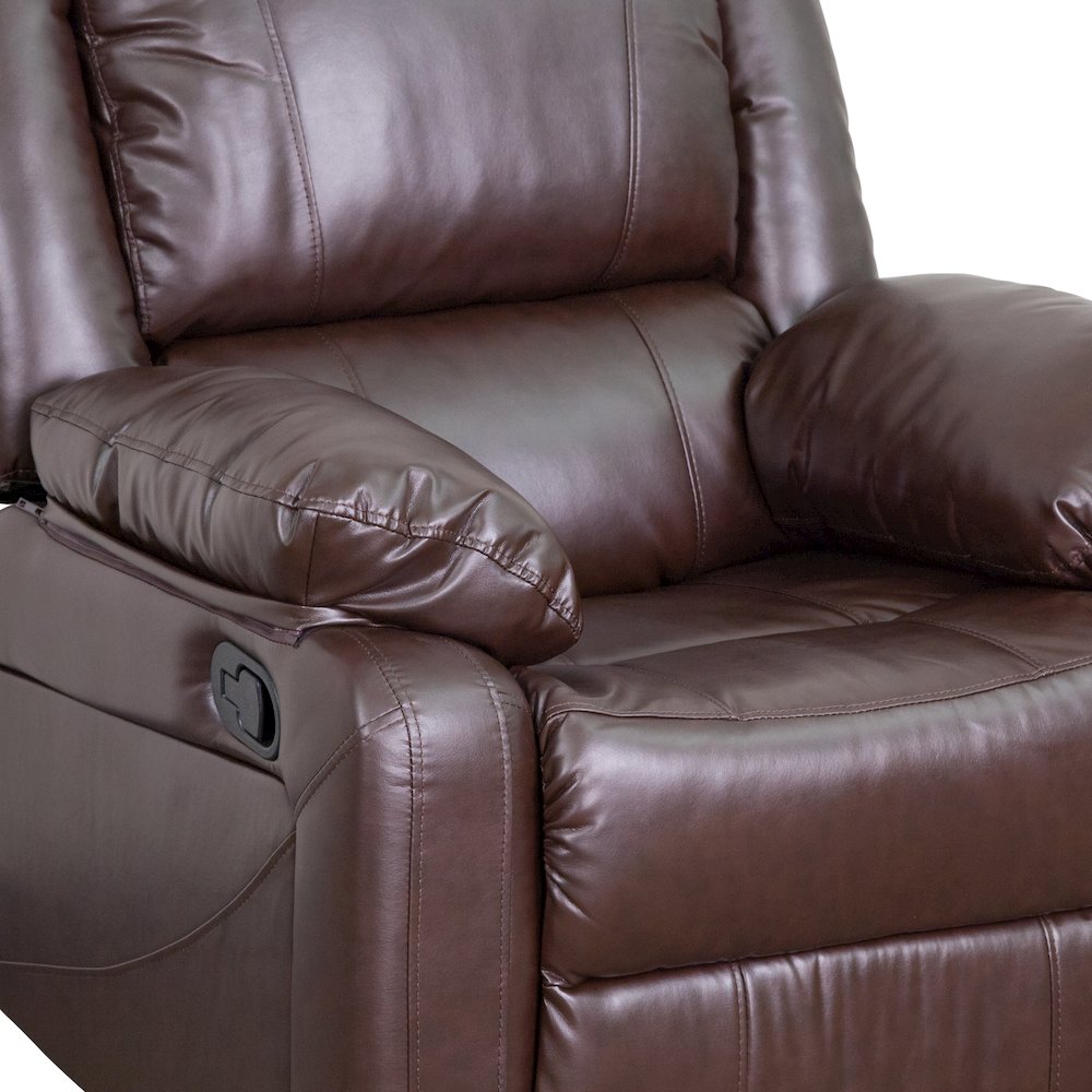 Brown LeatherSoft Recliner. Picture 11