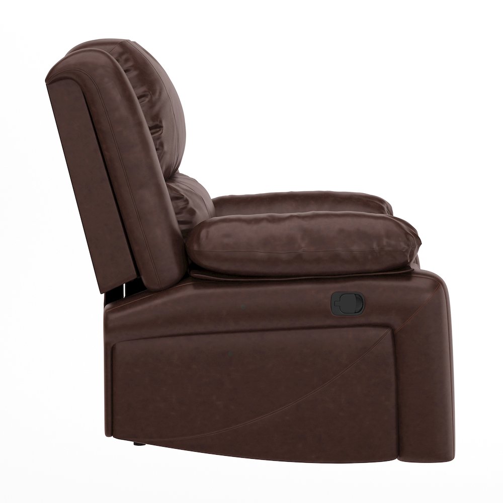 Brown LeatherSoft Recliner. Picture 9