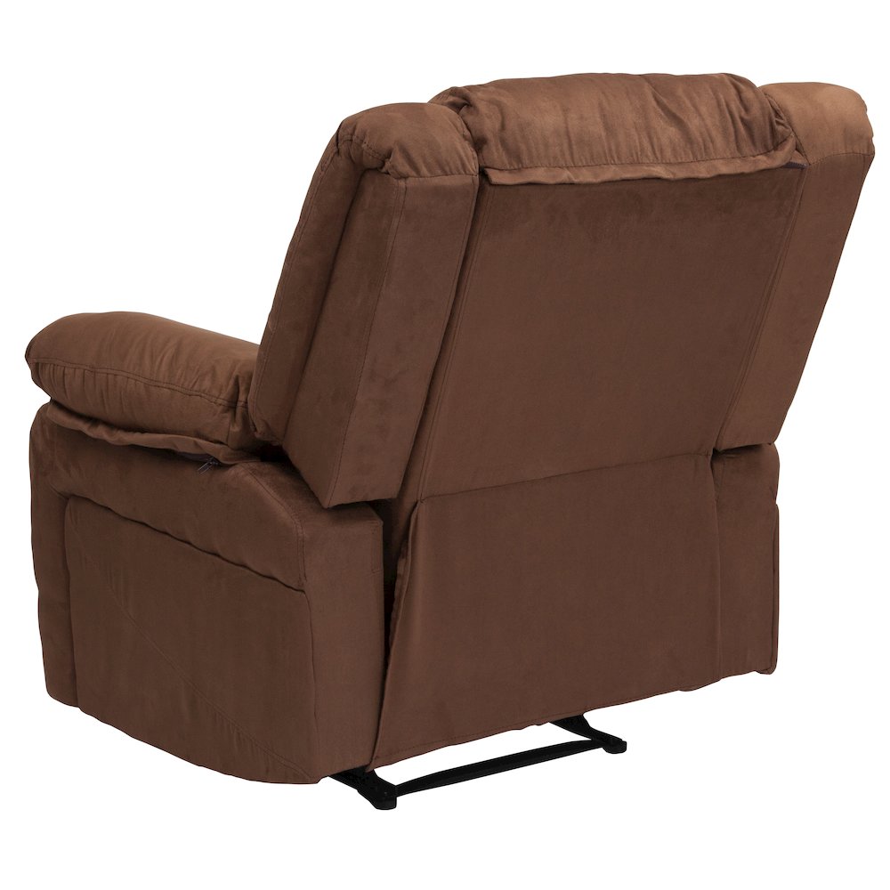 Chocolate Brown Microfiber Recliner. Picture 4
