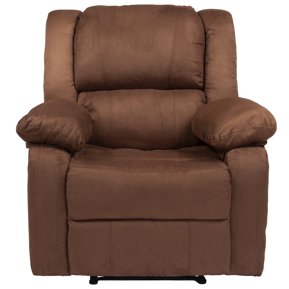 Chocolate Brown Microfiber Recliner. Picture 5