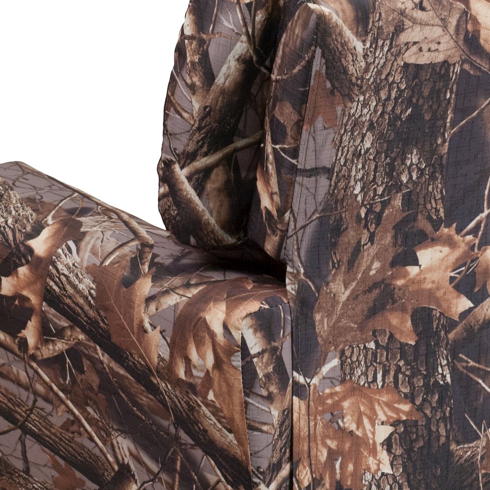 Contemporary Camouflaged Fabric Kids Recliner with Cup Holder. Picture 12