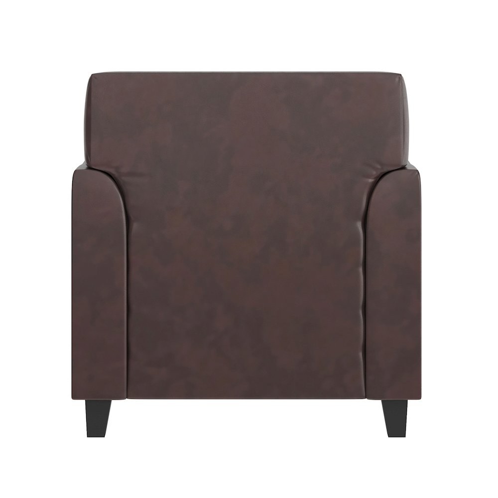 Diplomat Brown LeatherSoft Chair. Picture 6