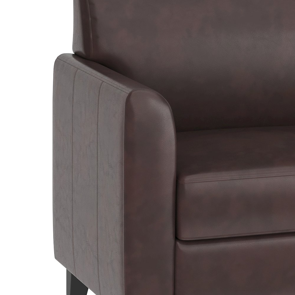 Diplomat Brown LeatherSoft Chair. Picture 7