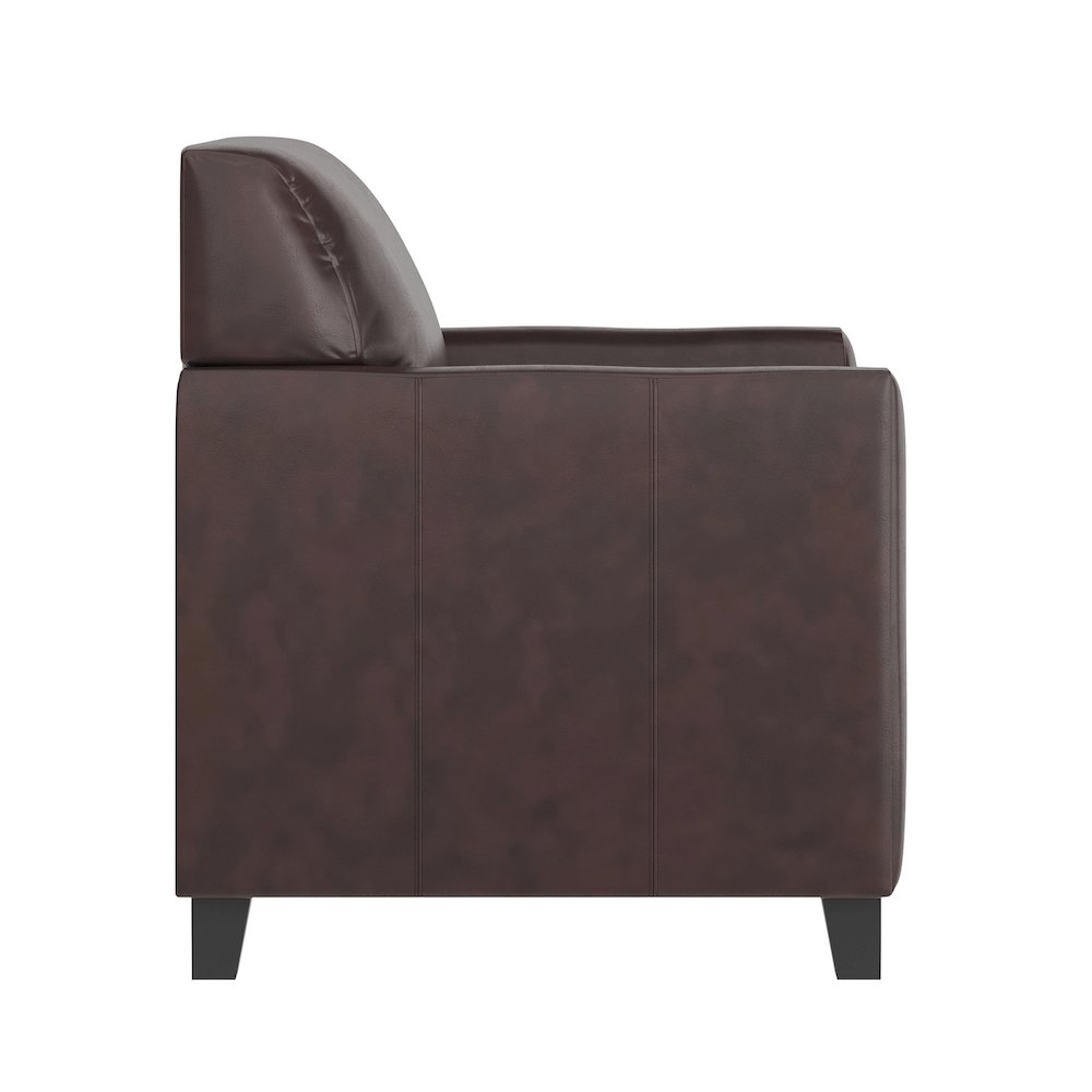 Diplomat Brown LeatherSoft Chair. Picture 8