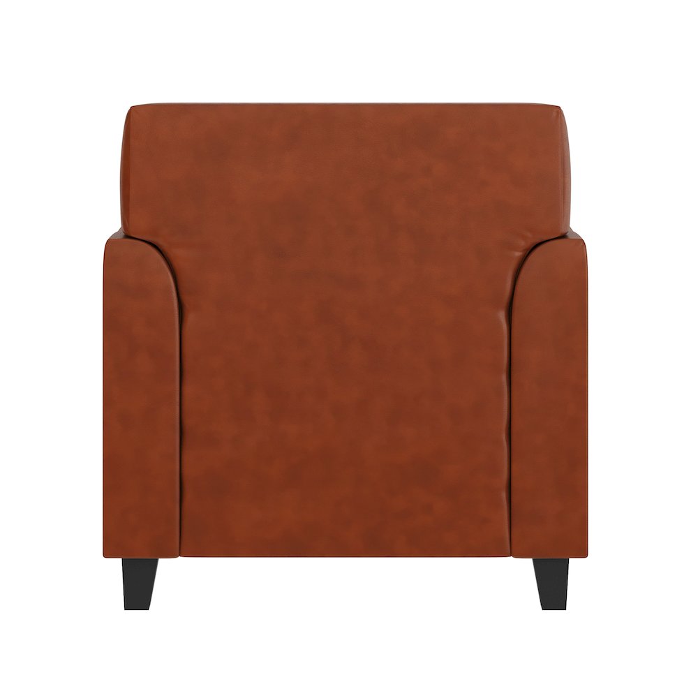 Diplomat Cognac LeatherSoft Chair. Picture 6