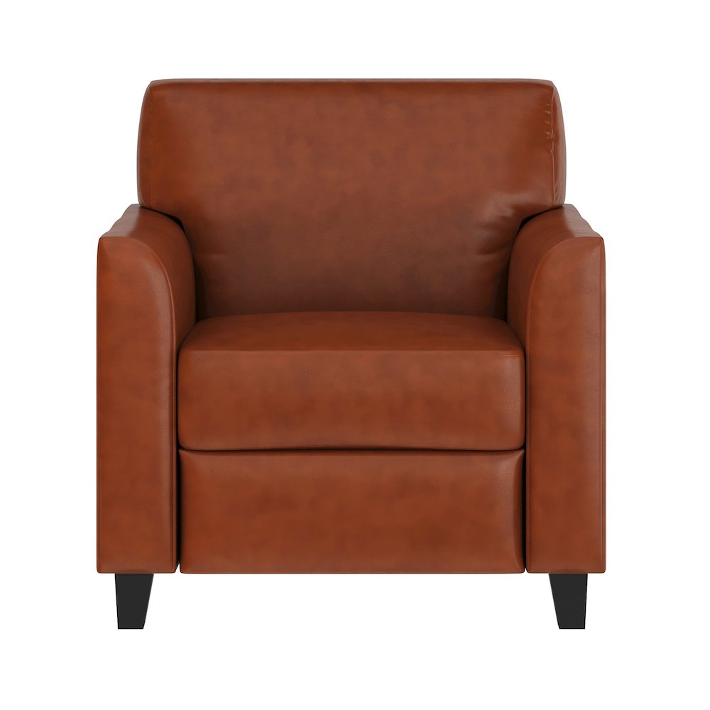 Diplomat Cognac LeatherSoft Chair. Picture 9