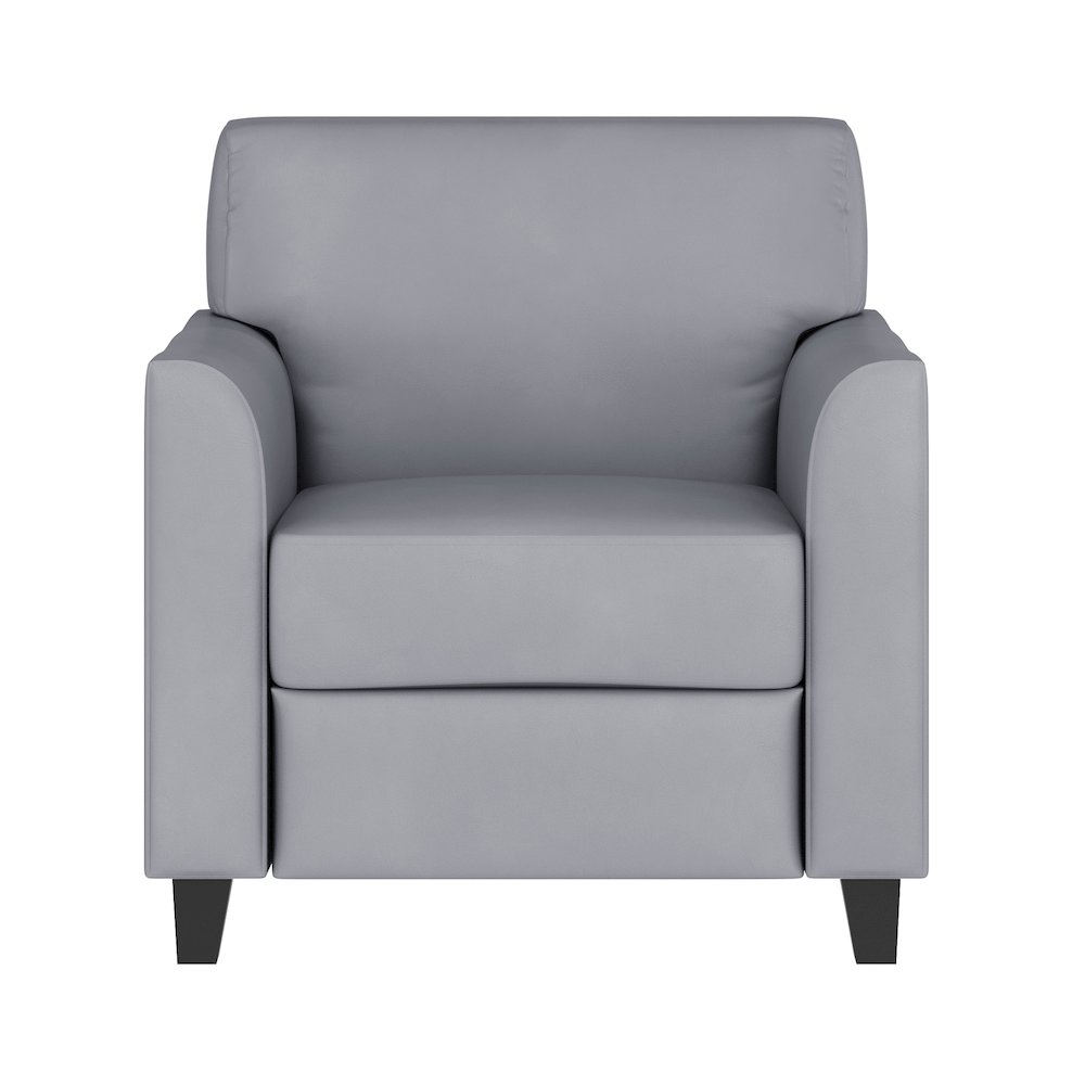 Diplomat Gray LeatherSoft Chair. Picture 9