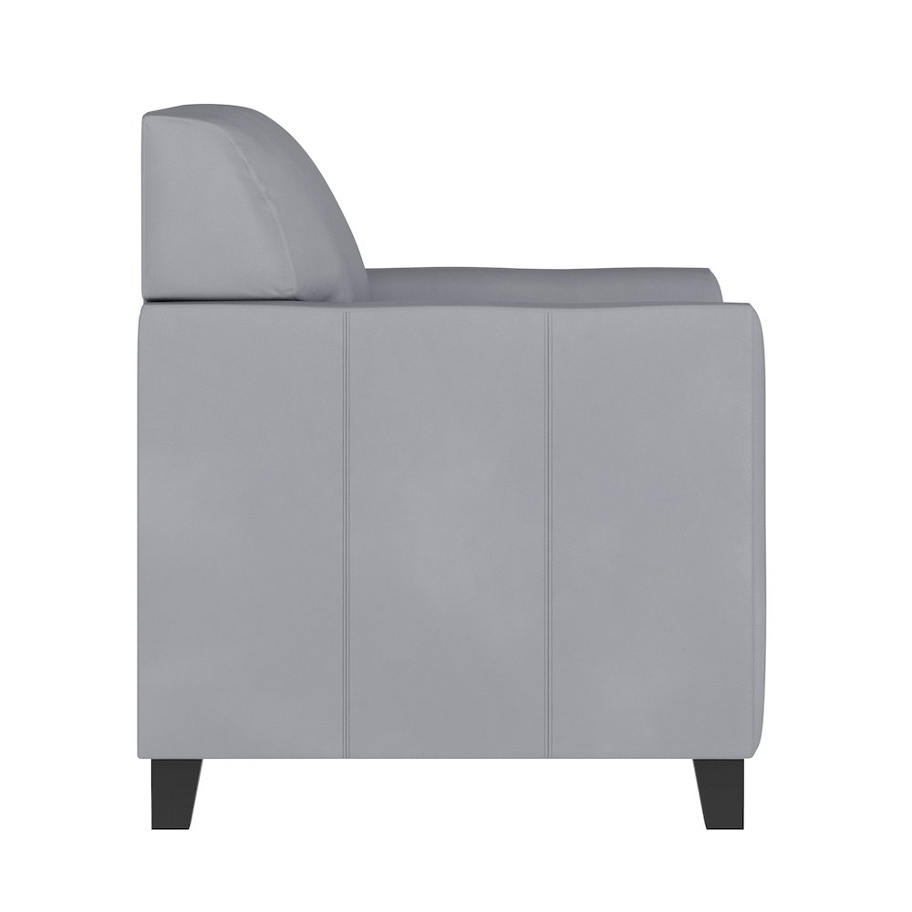 Diplomat Gray LeatherSoft Chair. Picture 8
