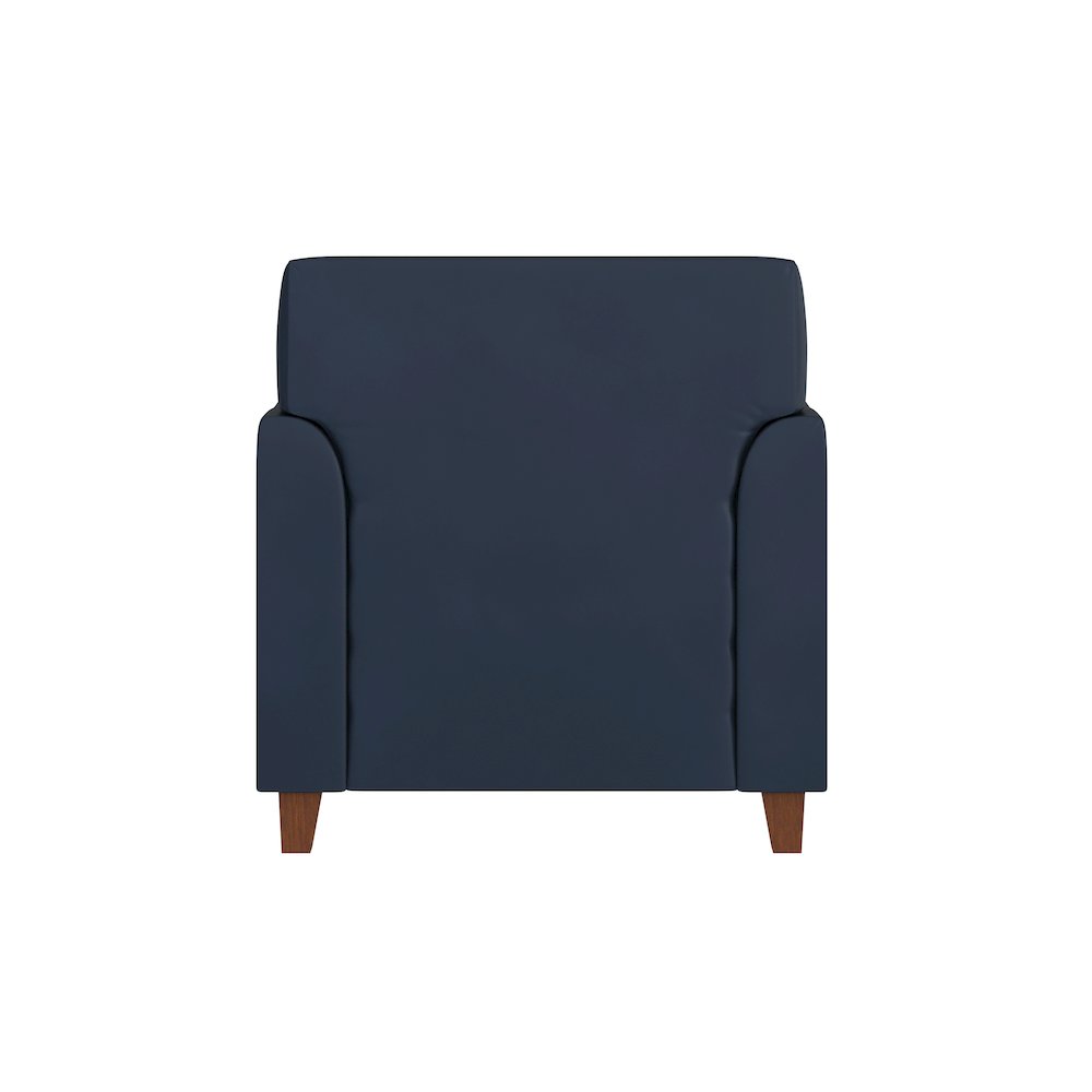 HERCULES Diplomat Series Navy LeatherSoft Chair. Picture 6