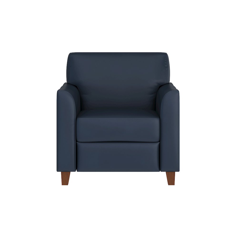 HERCULES Diplomat Series Navy LeatherSoft Chair. Picture 9