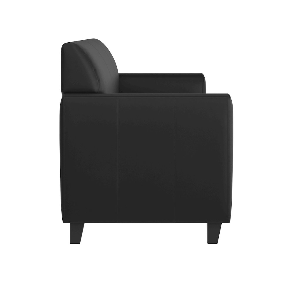 Diplomat Black LeatherSoft Sofa. Picture 8