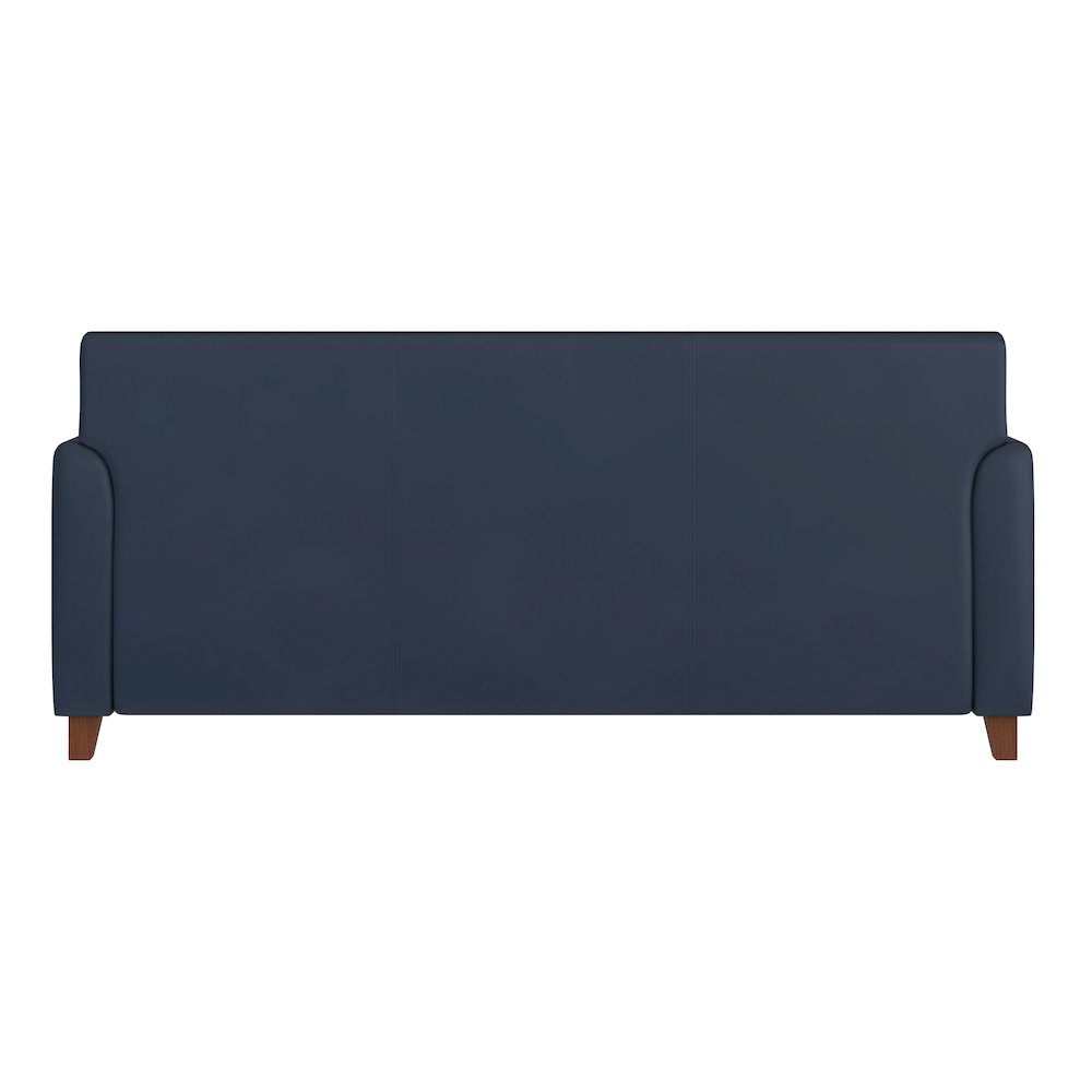 HERCULES Diplomat Series Navy LeatherSoft Sofa. Picture 6