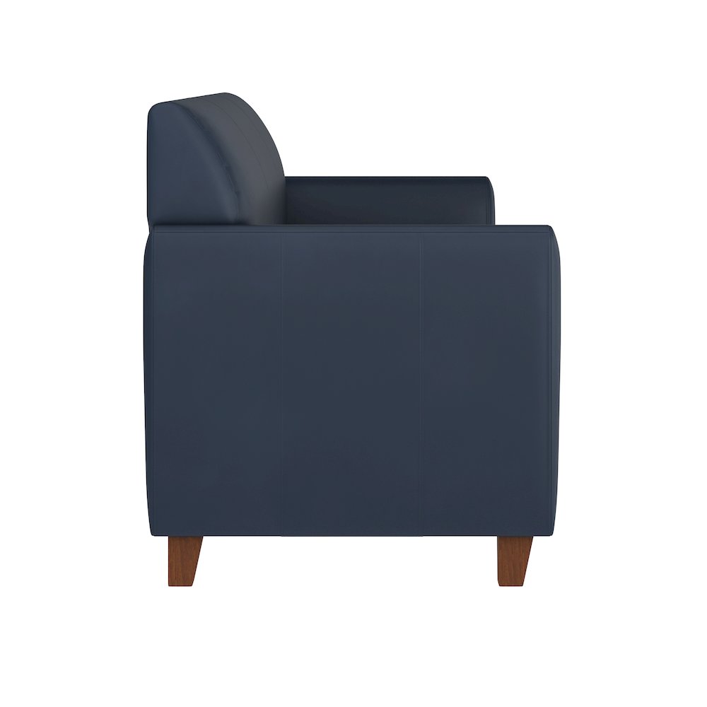 HERCULES Diplomat Series Navy LeatherSoft Sofa. Picture 8