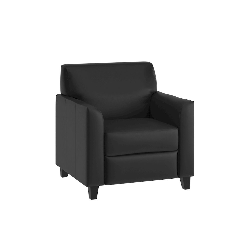 Diplomat Reception Set in Black LeatherSoft. Picture 10