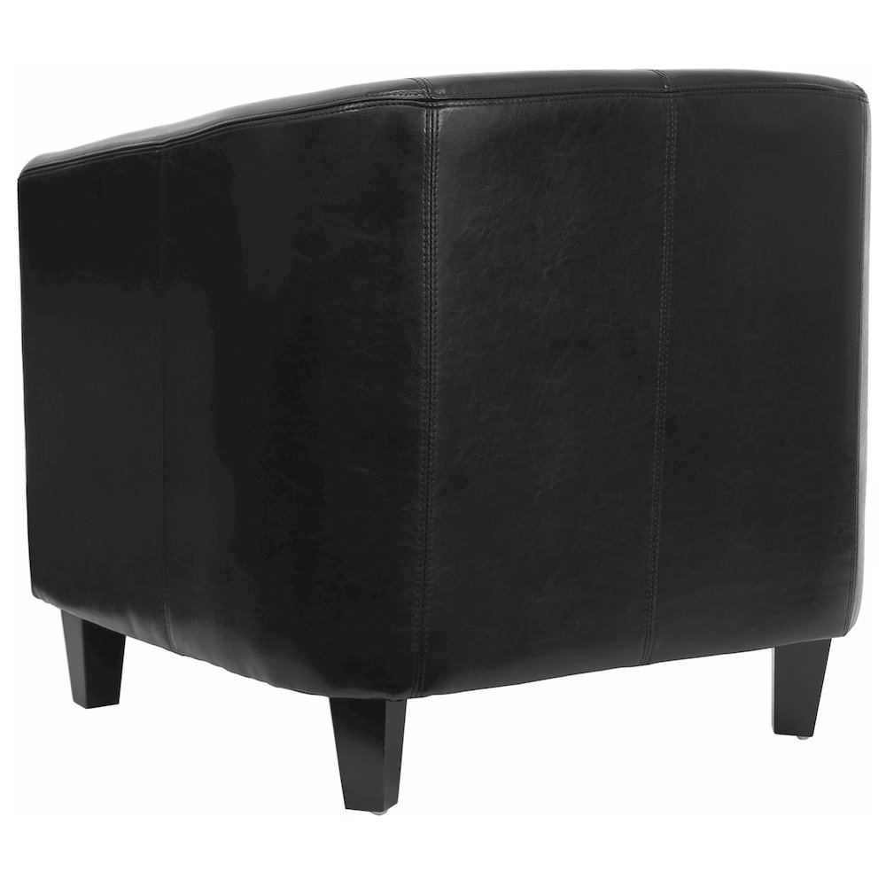 Black LeatherSoft Lounge Chair. Picture 7