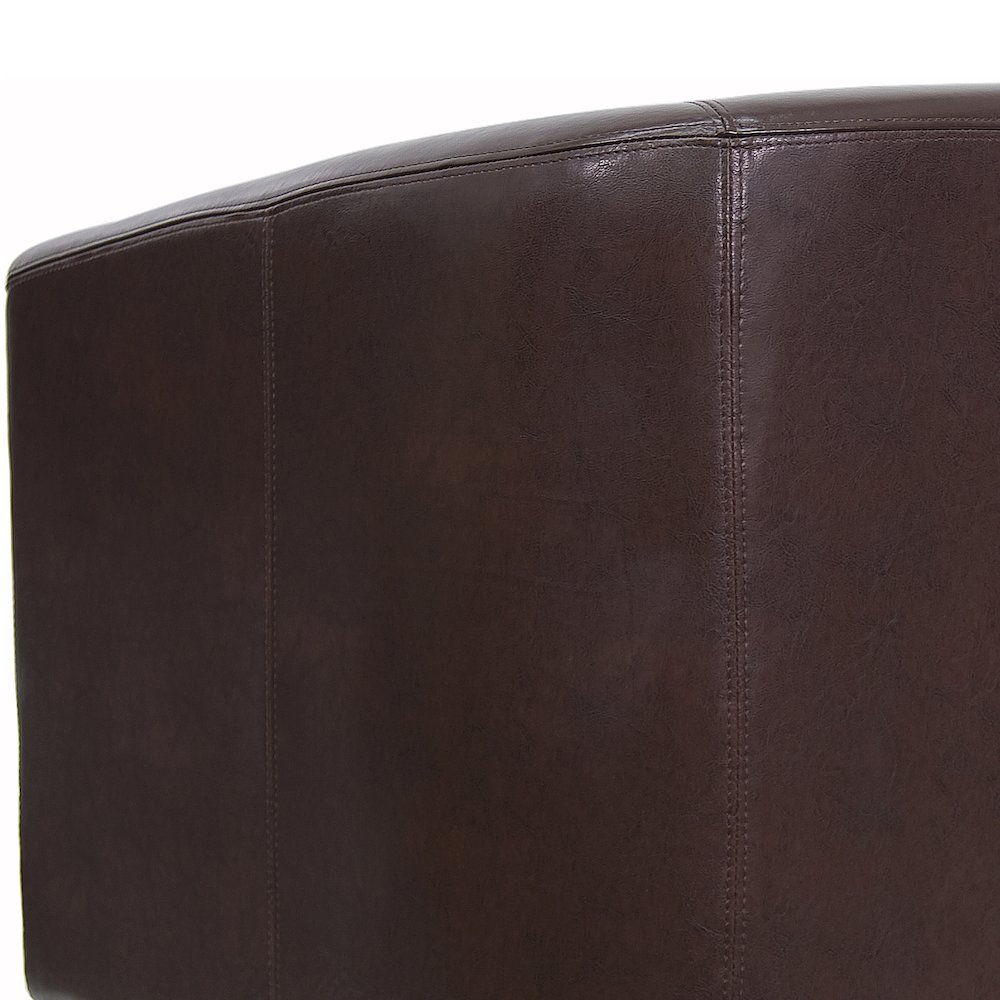 Brown LeatherSoft Lounge Chair. Picture 11