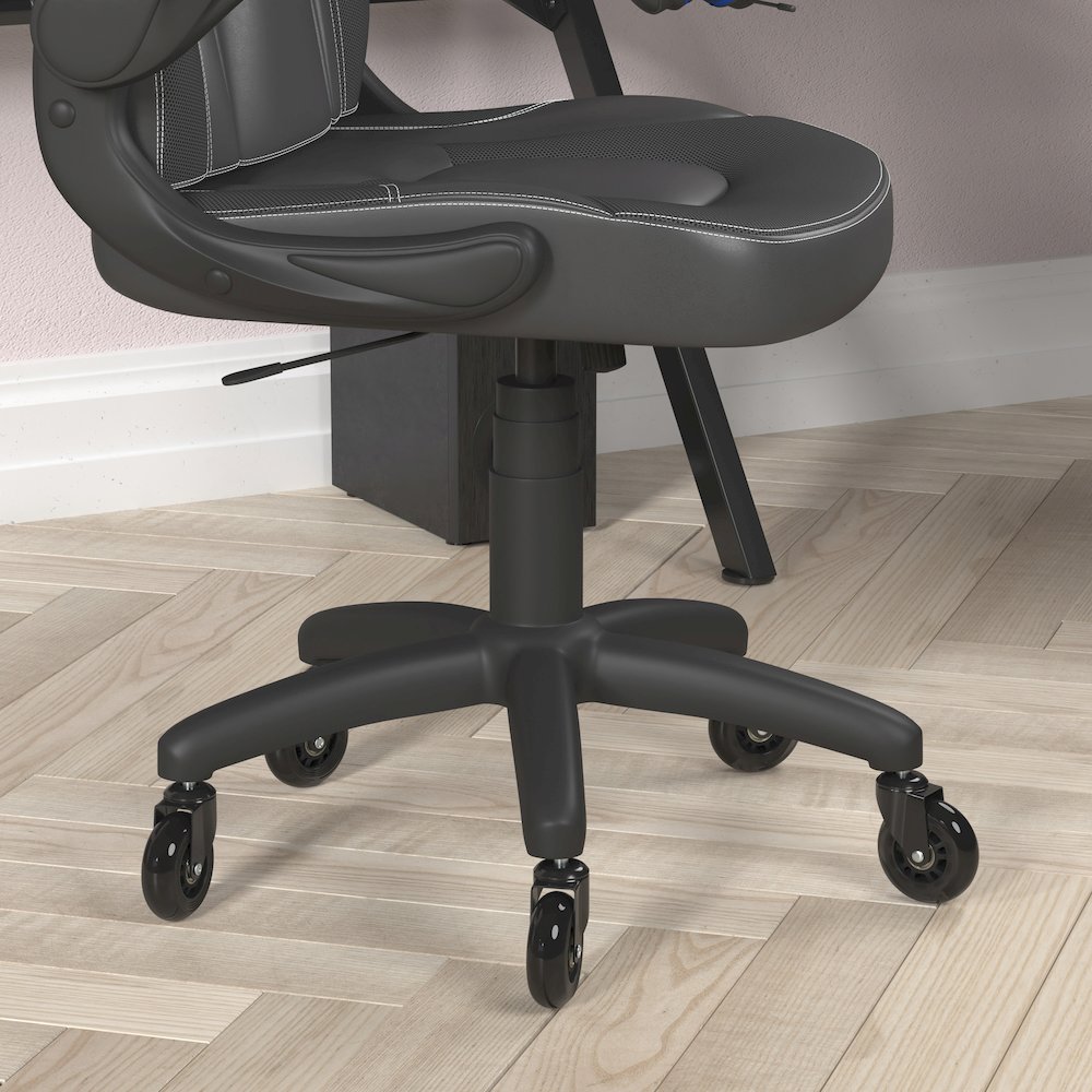 X10 Gaming Chair Racing Office Computer Chair, Black LeatherSoft. Picture 7