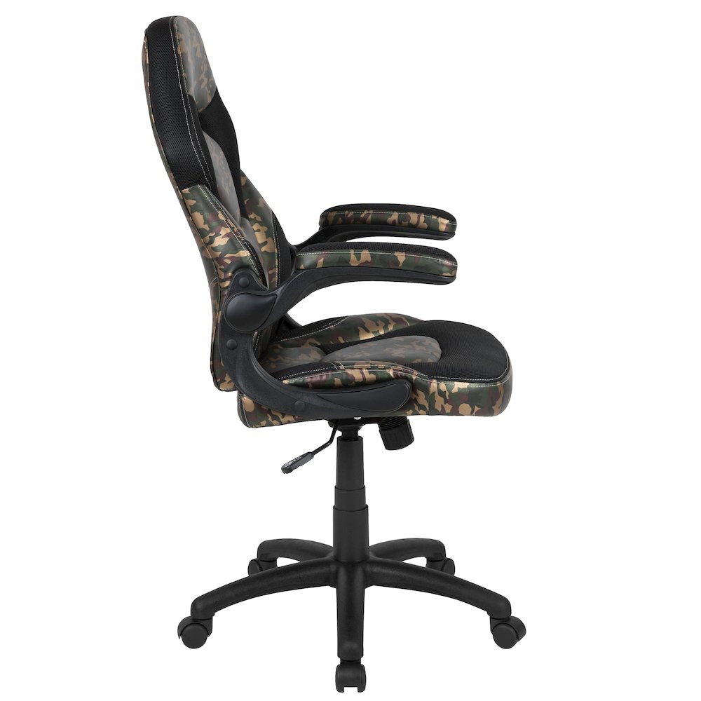 X10 Gaming Chair Racing Office Computer Swivel Chair, Camouflage/Black. Picture 10