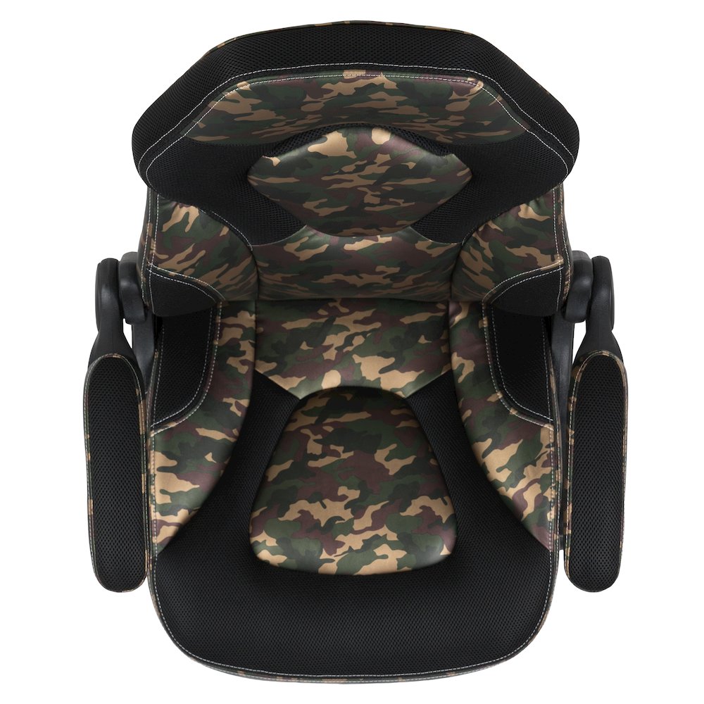 X10 Gaming Chair Racing Office Computer Swivel Chair, Camouflage/Black. Picture 12