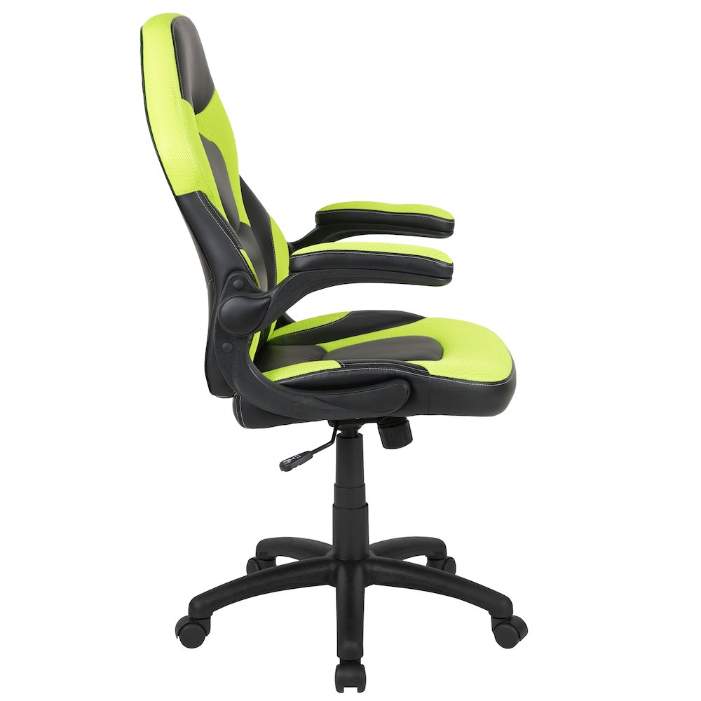 X10 Gaming Chair Racing Office Computer Swivel Chair, Neon Green/Black. Picture 10