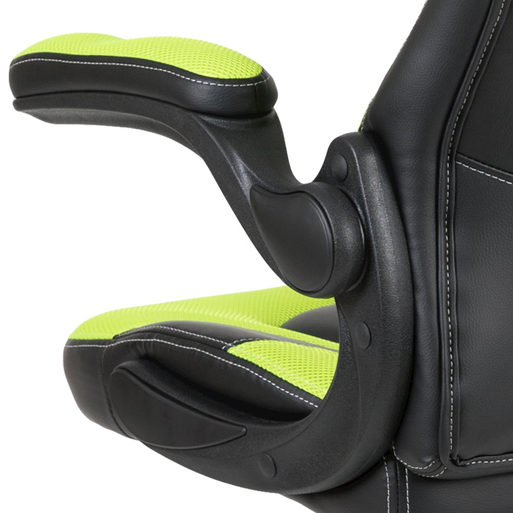 X10 Gaming Chair Racing Office Computer Swivel Chair, Neon Green/Black. Picture 14