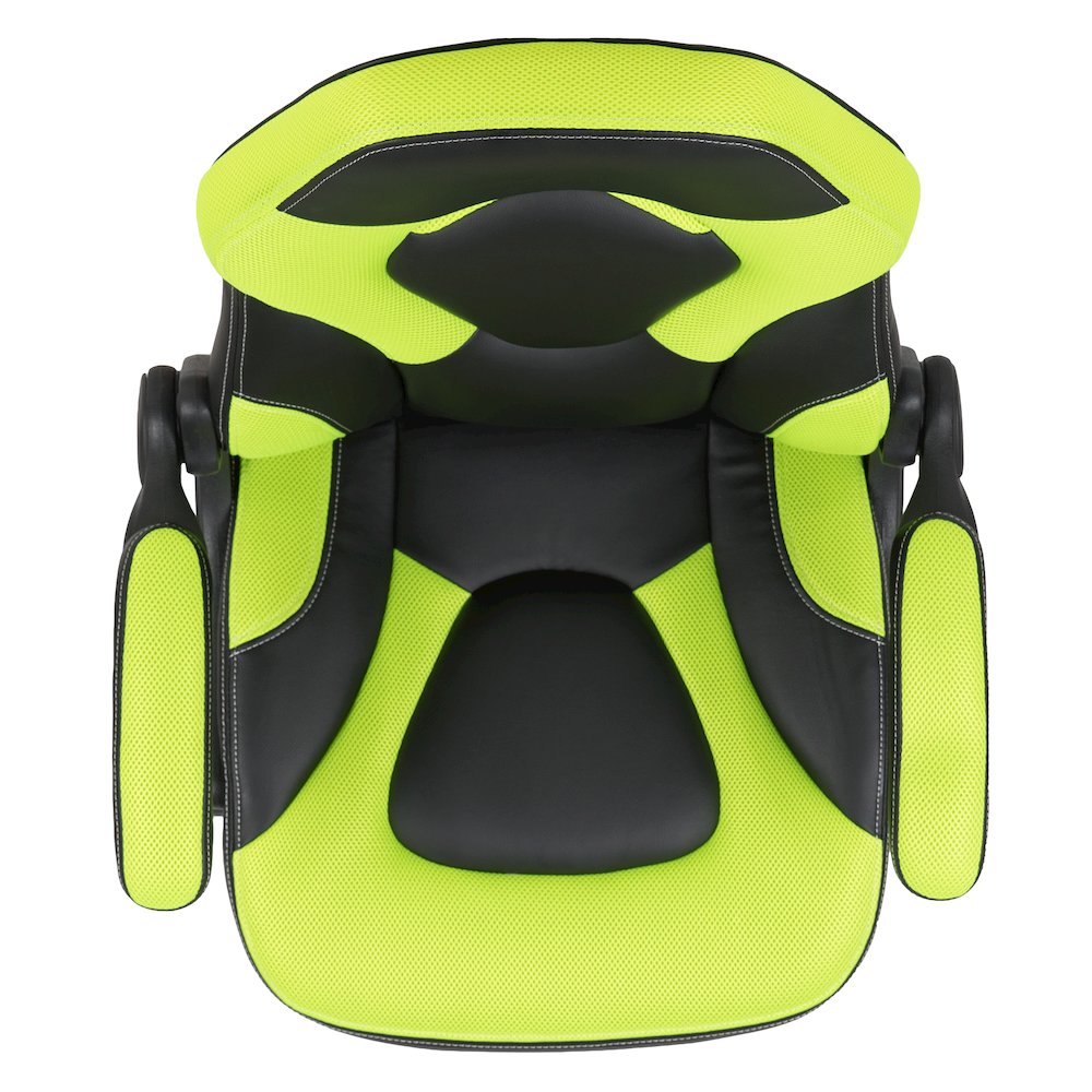X10 Gaming Chair Racing Office Computer Swivel Chair, Neon Green/Black. Picture 12