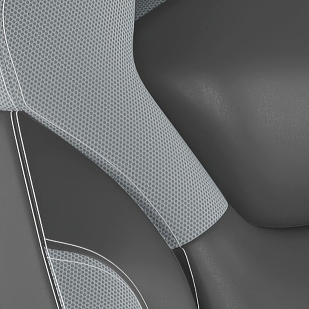 X10 Gaming Chair Racing Office Computer Chair, Gray/Black LeatherSoft. Picture 9
