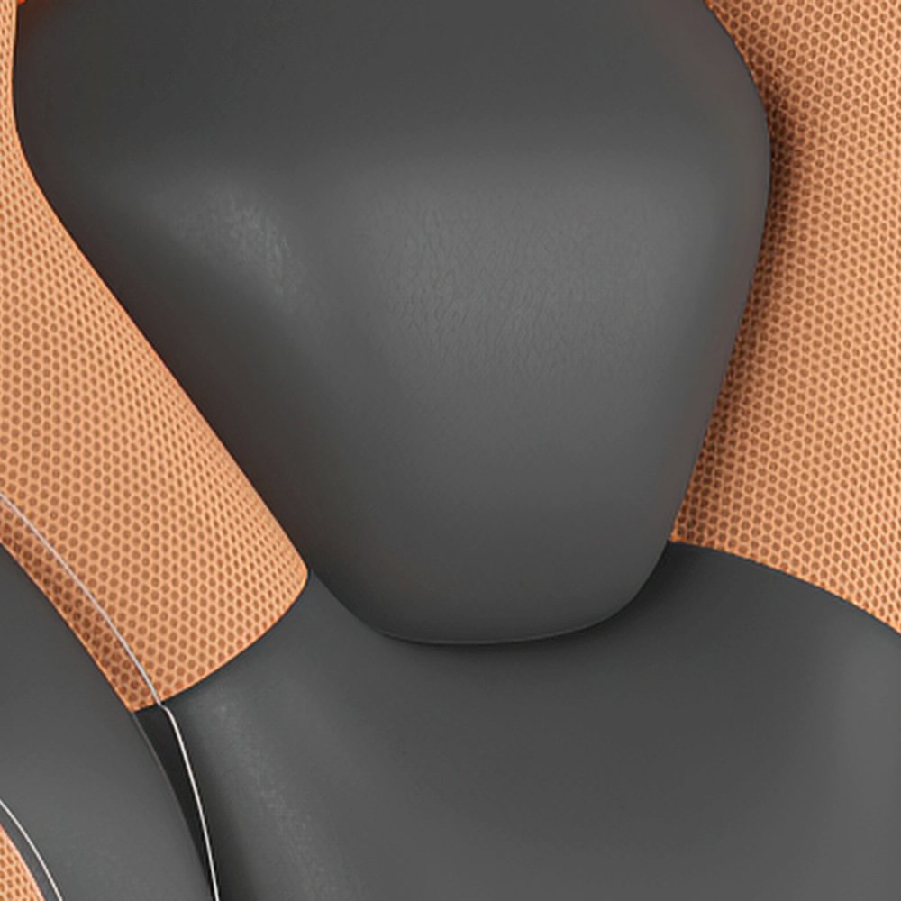 X10 Gaming Chair Racing Office Computer Chair, Orange/Black LeatherSoft. Picture 9