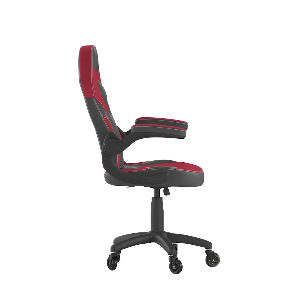 X10 Gaming Chair Racing Office Computer Chair, Red/Black LeatherSoft. Picture 8