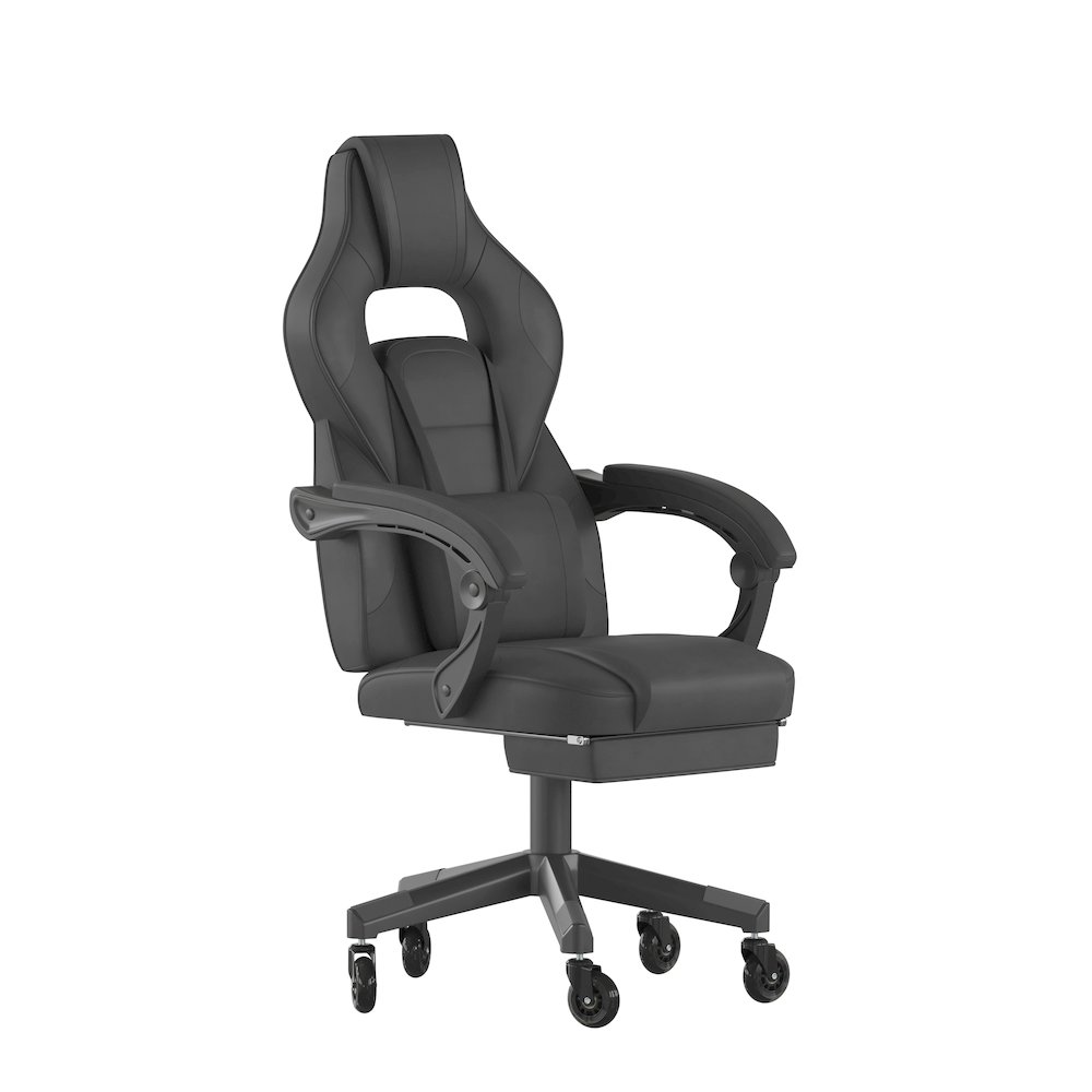X40 Gaming Chair Racing Computer Chair - Black. Picture 1