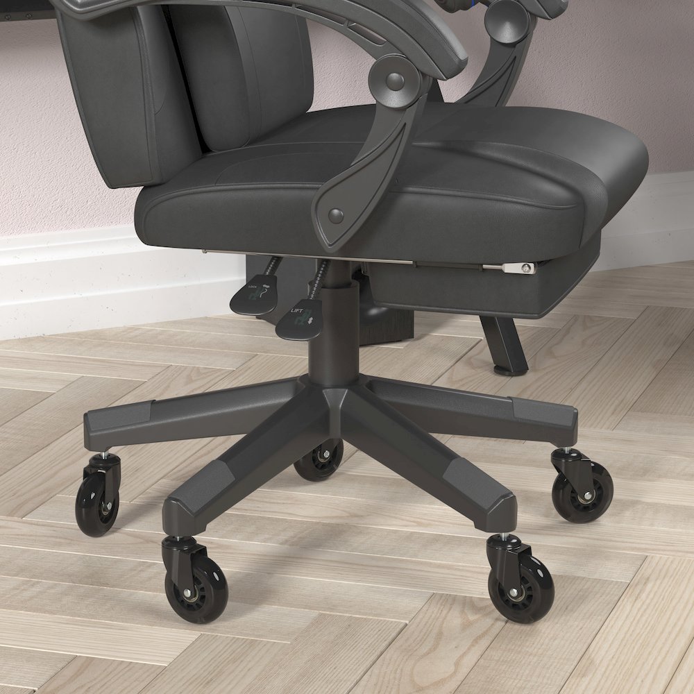 X40 Gaming Chair Racing Computer Chair - Black. Picture 7