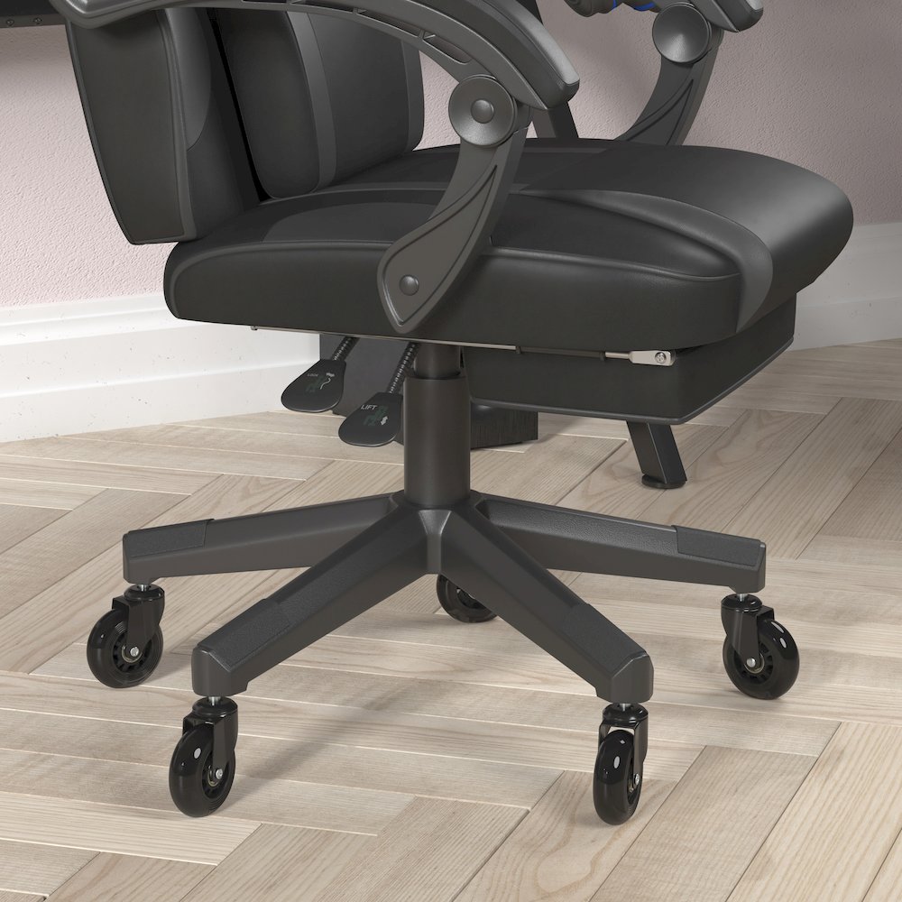X40 Gaming Chair Racing Computer Chair - Black/Gray. Picture 7