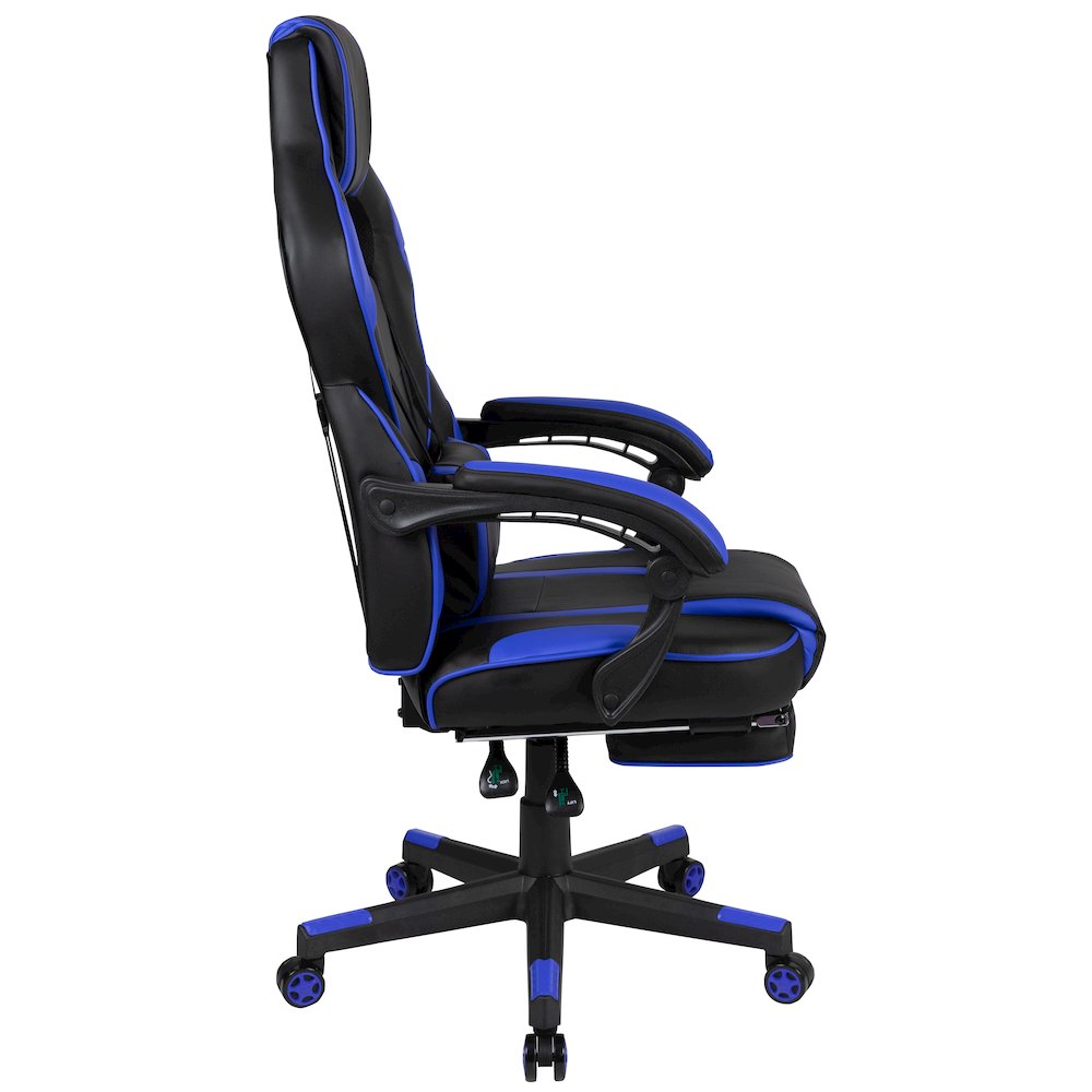 X40 Gaming Chair Racing Computer Chair - Black/Blue. Picture 10