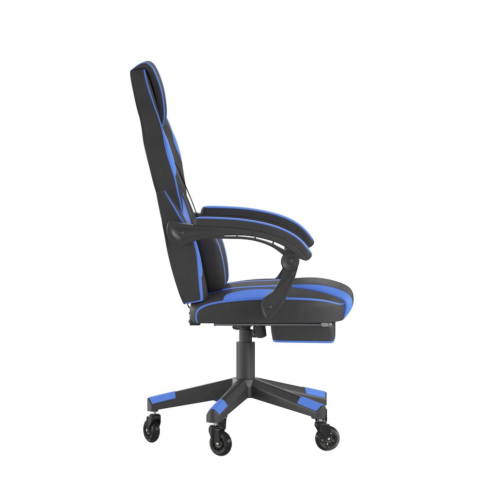 X40 Gaming Chair Racing Computer Chair - Black/Blue. Picture 8